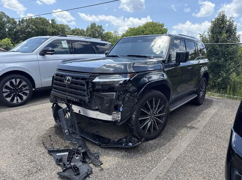 Before — Lexus GX front-end collision damage