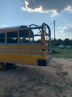 School bus collision repair