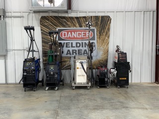 Certified welding area with Pro Spot equipment
